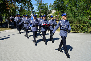 Przemarsz kompani honorowej.