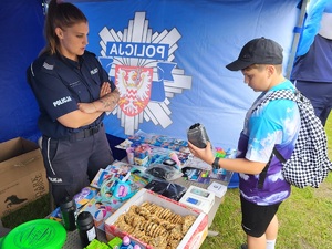 stanowisko promocyjne Policji