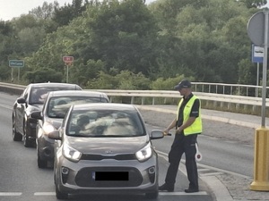 punkt kontroli trzeźwości kierujących