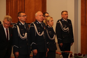 obchody święta Policji w sali koncertowej szkoły muzycznej