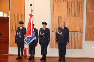 obchody święta Policji w sali koncertowej szkoły muzycznej