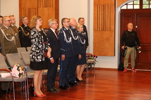 obchody święta Policji w sali koncertowej szkoły muzycznej